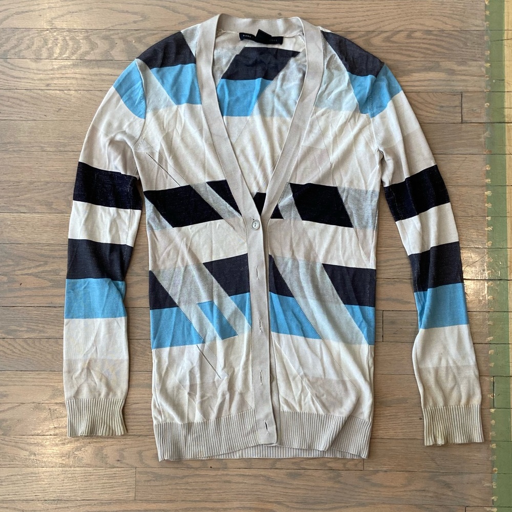 Marc by Marc Jacobs Geometric Design Long Cardigan